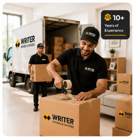 Writer Movers Crew & Truck